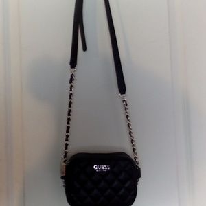 guess melise quilted mini purse